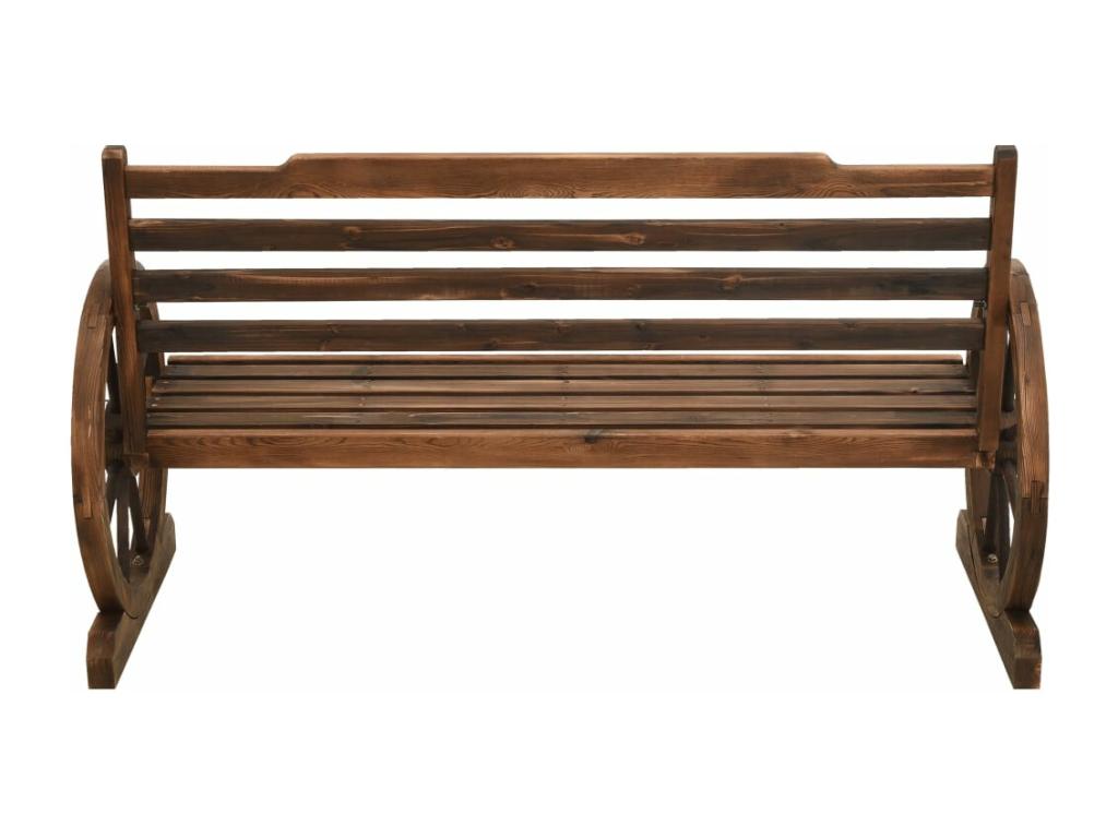 Banc de jardin meuble bois marron 142x61x78 cm 02 0011242 WMRB72227
