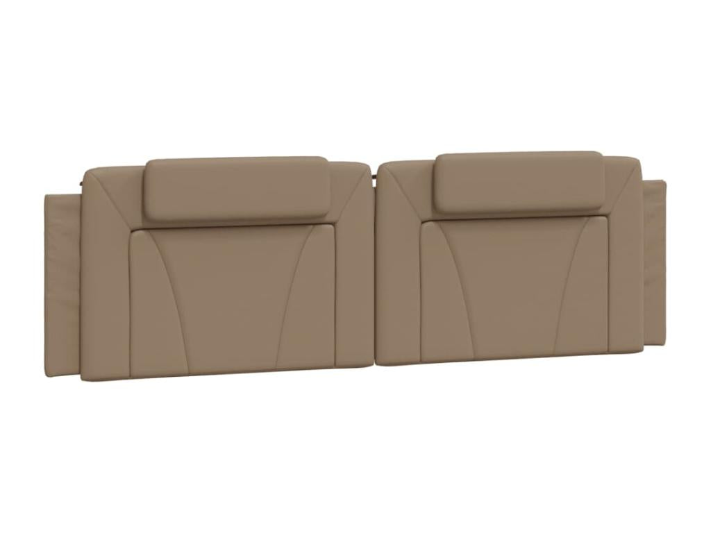 Coussin de tête de lit cappuccino 180 cm similicuir CJEU32052