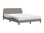 Lit avec matelas Cosymeub 140x190 cm tissu GCQT93266