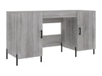 Bureau Cosymeub gris 140x50x75 cm bois d'ingénierie EQOV35191