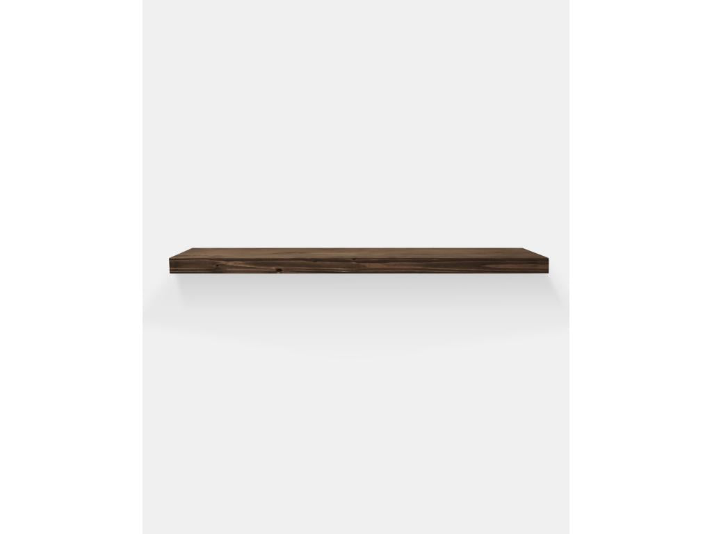 Ensemble 3 étagères flottantes en bois de sapin marron 140x3.2cm - Cosymeub AIZM72500