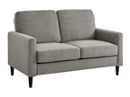 Kaci - Canapé 2 places en gris lin IDWE46127