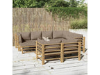 Salon de jardin 10 pcs avec coussins Cosymeub EBTN13201