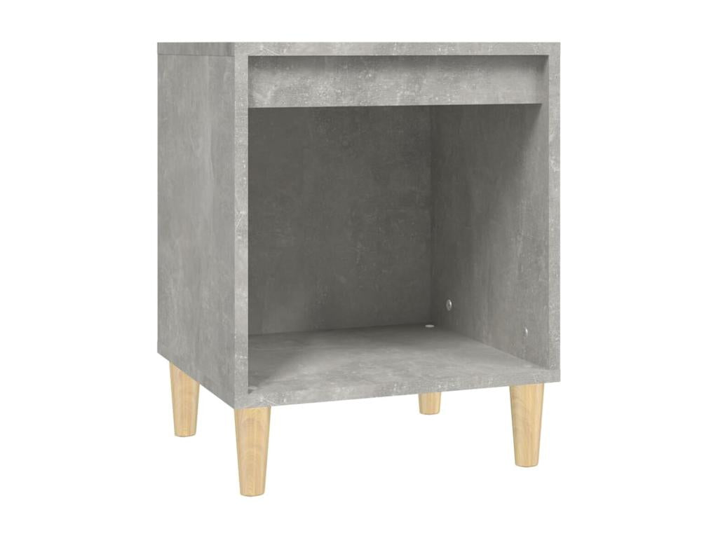Tables de chevet 2 pcs Gris béton 40x35x50 cm NKEL86750