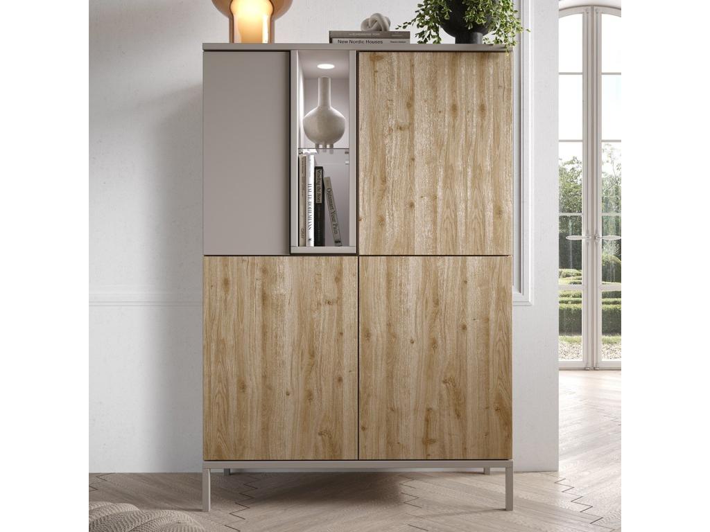 Buffet 4 portes et 1 niche L110 cm - Cosymeub FNXK54464