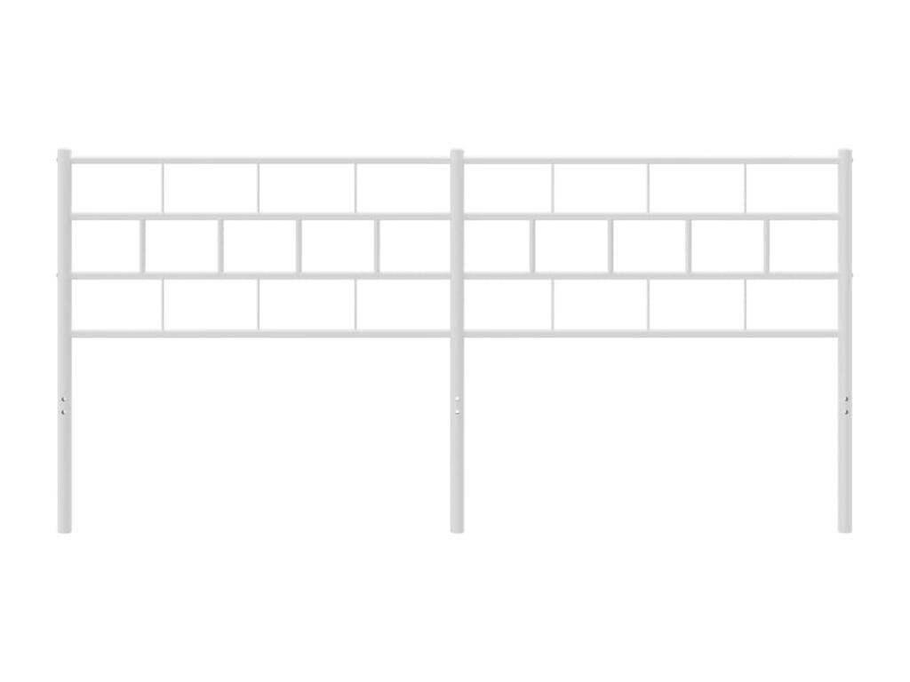 Tête de lit métal blanc 200cm RNOJ70332