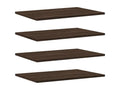 Etagères murales 4 pcs chêne marron 60x40x1.5 bois ingénierie SVWR73645