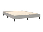 Sommier à Cosymeub de lit avec matelas Gris clair 140x190cm Tissu OQAO26421