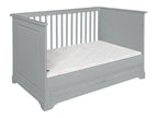 Lit évolutif 70x140 et commode 3 tiroirs Cosymeub Gris OURA45266