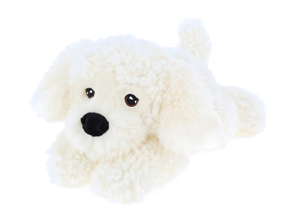 Peluche chiot bichon Eco responsable Cosymeub NIZN77361