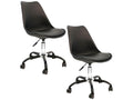 2 Chaise de bureau à Cosymeub Noires UKHN67664