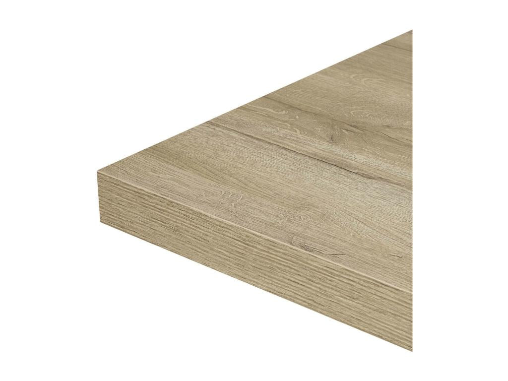 Artigeo - Table 200cm Aspect Bois Artigeo Piètement Etoile Métal Noir XXJO53414