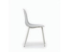Chaise de cuisine en plastique blanc 43x80 cm-Cosymeub UZYB23602