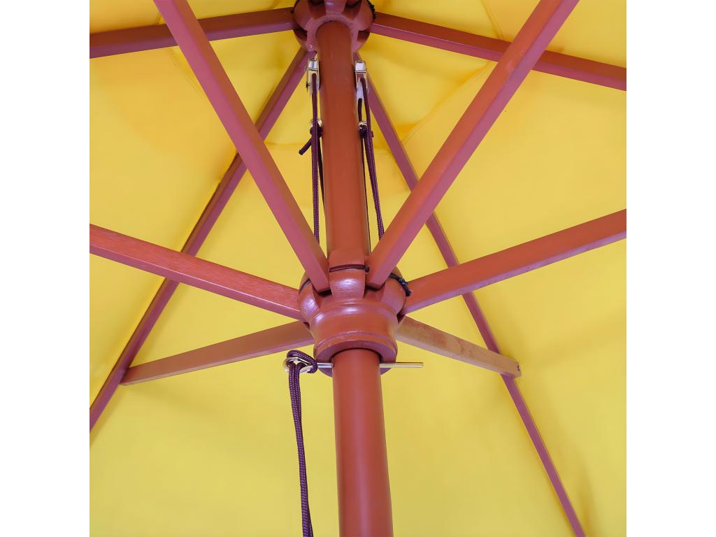 Parasol Lisbonne 3m jaune BFTJ77536