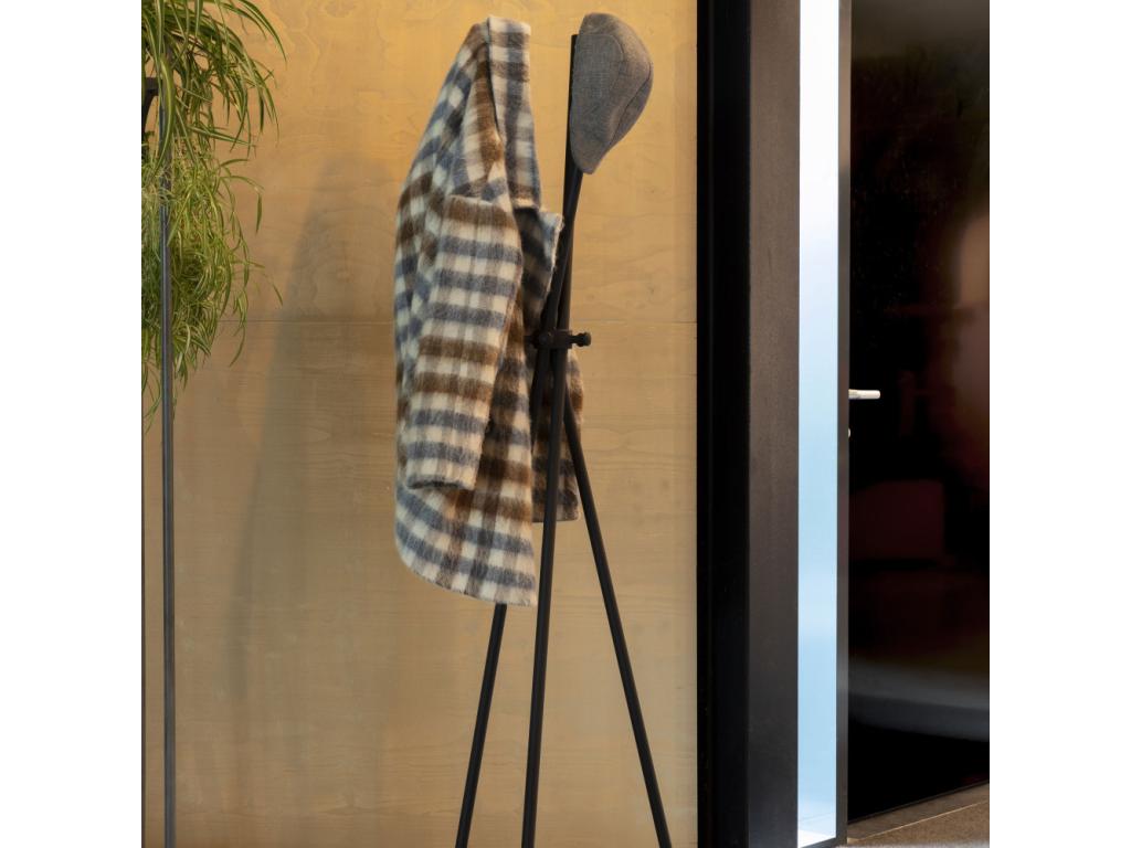 Cosymeub - Porte-manteaux trépied en métal Couleur - Noir YEDL18092