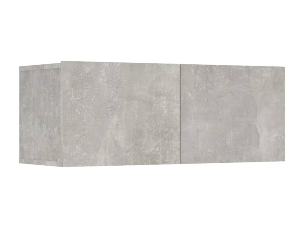 Ensemble de meubles TV 8 pièces Gris béton Bois d'ingénierie CUZN50146