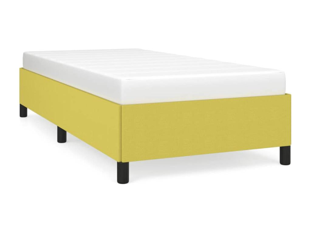 Cadre de lit Vert 90x200 cm Tissu CGNL25981