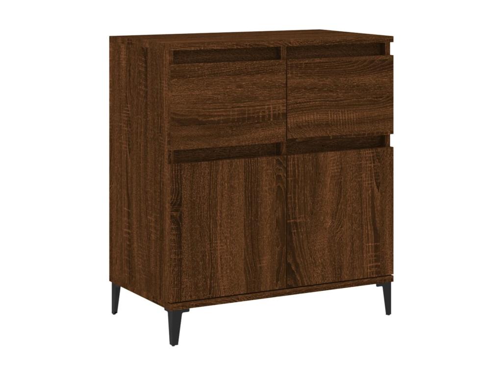 Buffet Chêne marron 60x35x70 cm Bois d'ingénierie ATMT79299
