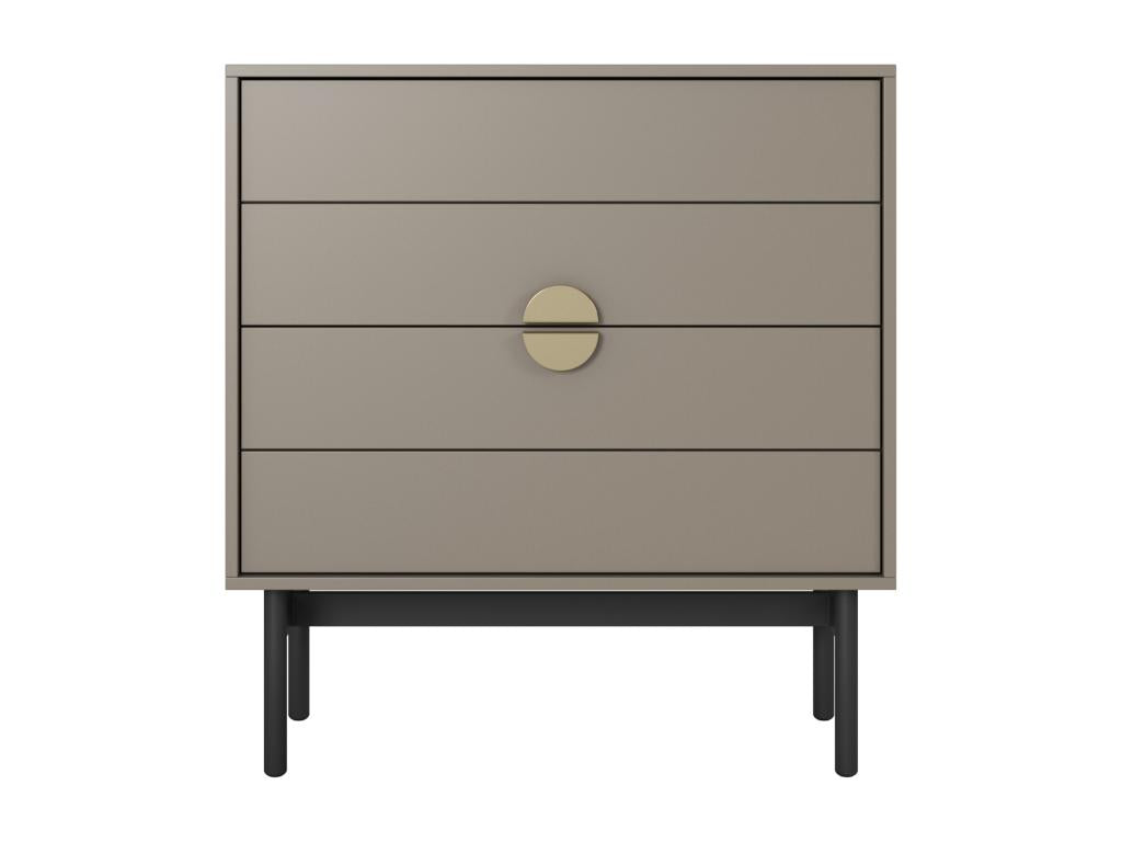 Commode à tiroirs - 85 cm - gris pierre - Cosymeub AUEB22236