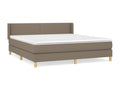 Lit à sommier tapissier avec matelas Cosymeub 160x200 cm Tissu QAYR41645