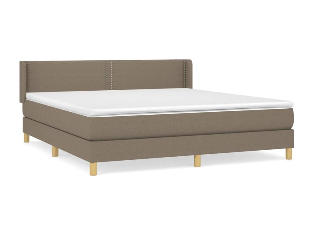 Lit à sommier tapissier avec matelas Cosymeub 160x200 cm Tissu QAYR41645