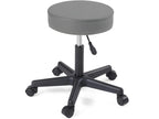 Tabouret à Cosymeub siège rond simili cuir rembourré hauteur pivotant réglable YÉ gris foncé IMVK53383