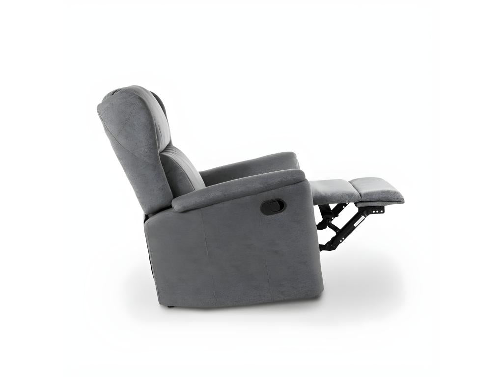 Fauteuil Luxameub inclinable PINPAI en tissu avec repose-pied PINPAI VABP03333