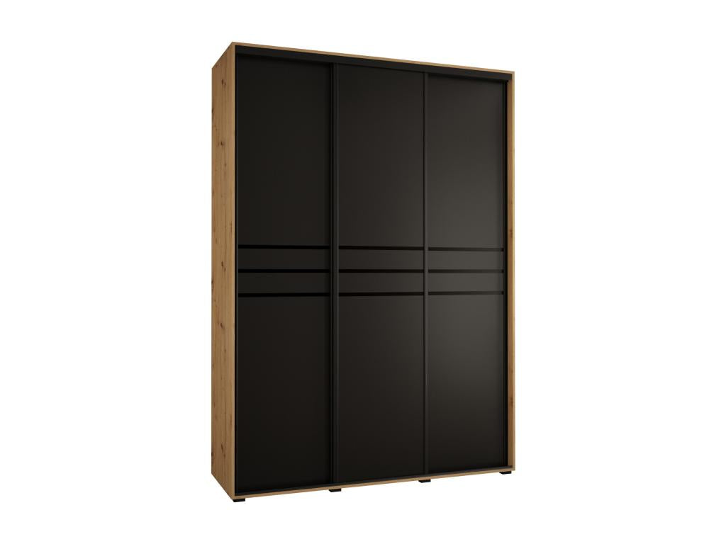 ARMOIRE Luxameub 10 À PORTES COULISSANTES 235.2/180/45 3 portes LXWO80780