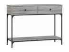 Table console Cosymeub gris 100x34,5x75 cm bois d'ingénierie LSYN09709