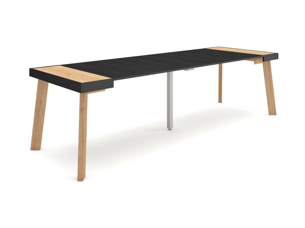 Table console extensible 260 Pour 12 personnes Pieds en bois FEWP31787