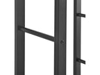 Range-bûches Cosymeub en acier 100x25x150 cm noir en.casa ZWUK66445