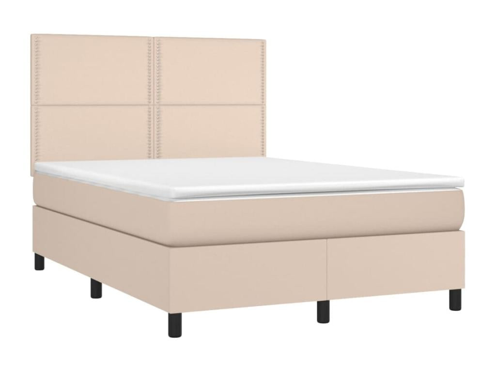 Sommier à Cosymeub de lit avec matelas Cappuccino 140x200 NYXG05192