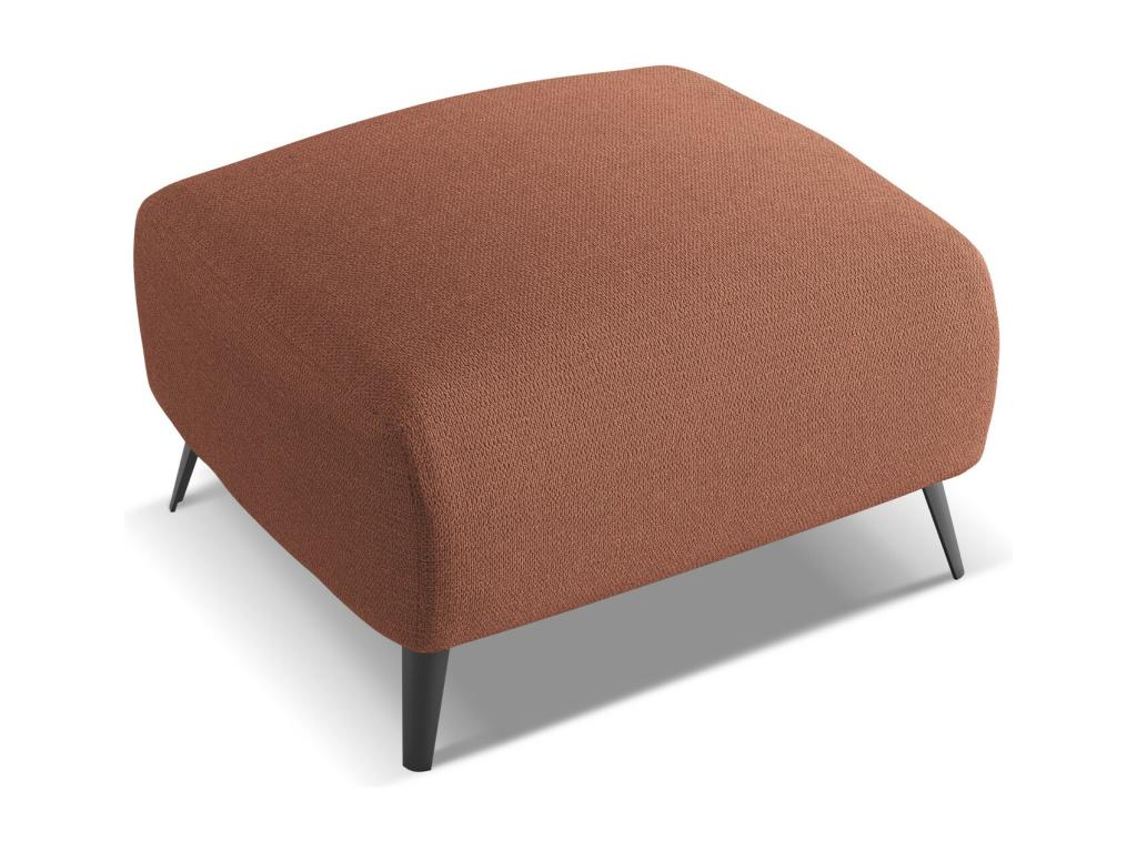 Pouf en tissu chenille - rose aigre - Cosymeub IQXR38298