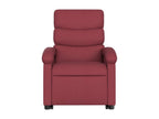 Fauteuil inclinable de massage Rouge bordeaux Tissu IGOF31512