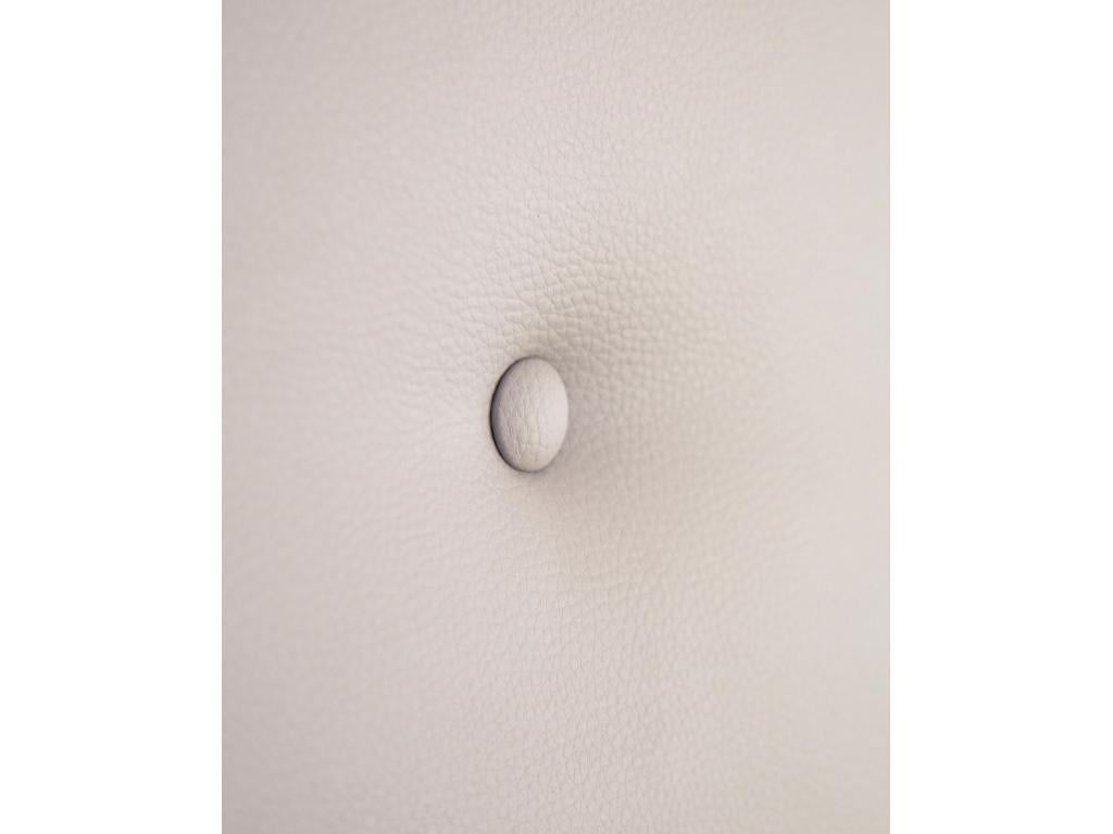 Tête de lit similicuir boutons marron 135x80cm - Cosymeub NLDQ47885