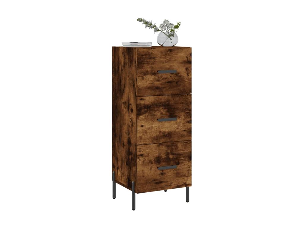 Buffet Chêne fumé 34,5x34x90 cm Bois d'ingénierie APKL26246
