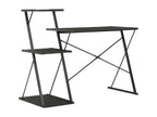 Bureau avec étagère Noir 116x50x93 cm TNFL76470
