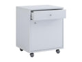 Caisson roulant en bois Cosymeub Caisson de bureau à tiroir Masola blanc FSKS66356