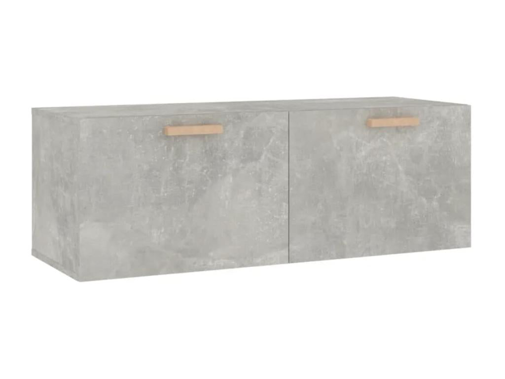 Armoire murale Gris béton 100x36.5x35 cm Bois d'ingénierie JMPU86759