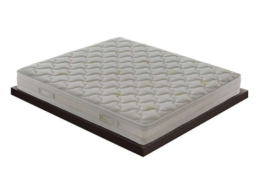 Matelas en Mousse Cosymeubélastique - 5 Cm De Mousse - 9 Zones De Confort - Hauteur 25 Cm 105x200 cm MJEH09060