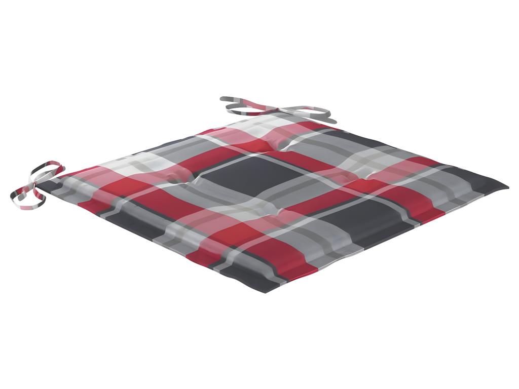 Chaises de jardin et coussins lot de 8 Bois Cosymeub solide Gris DMOS62731