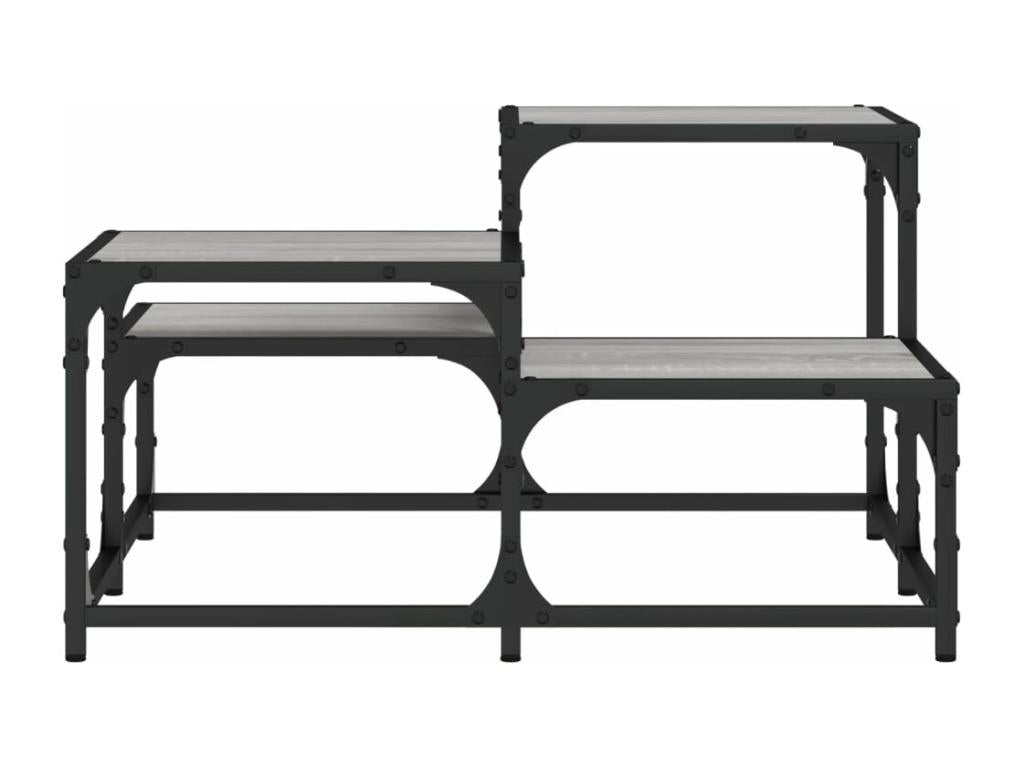 Table basse Cosymeub gris 68x68x40 cm bois d'ingénierie KAYL05509
