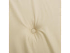Coussins de chaise de jardin à dossier bas lot de 6 beige VUTI04904