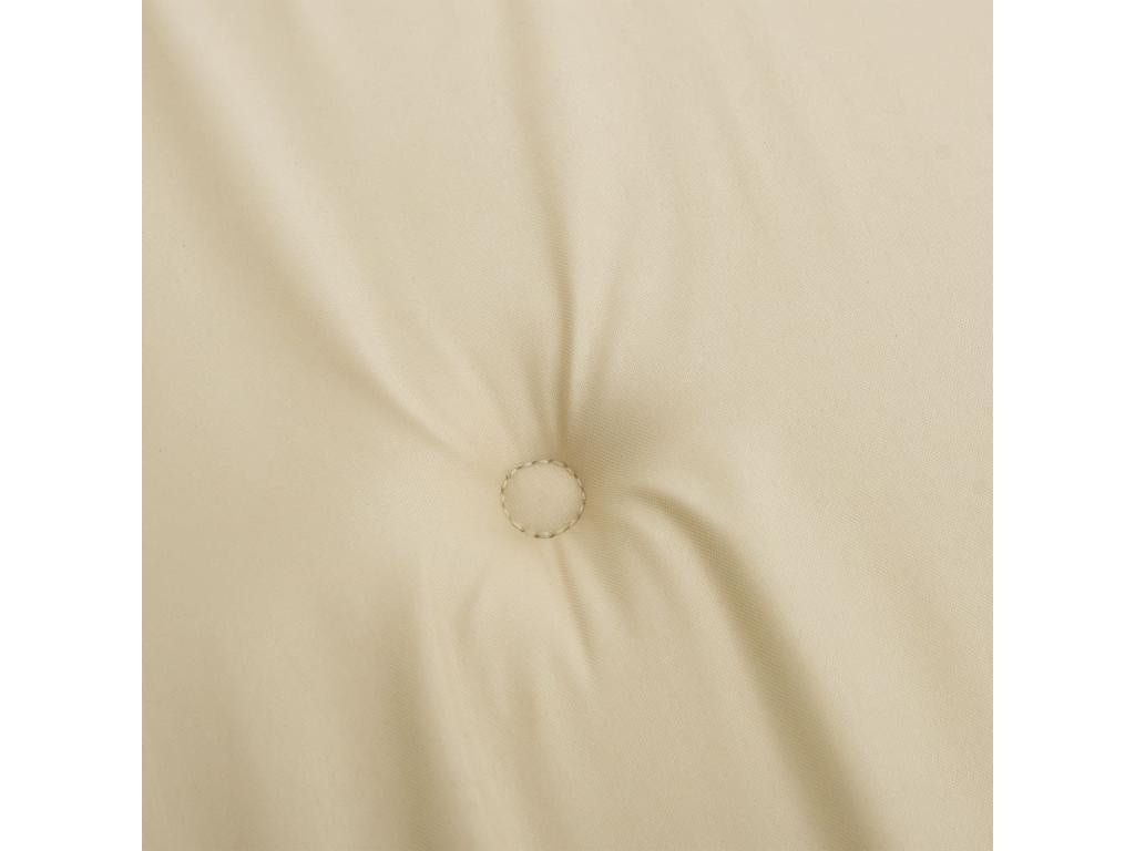 Coussins de chaise de jardin à dossier bas lot de 6 beige VUTI04904