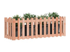 Lit surélevé de jardin design de clôture bois Cosymeub massif JWAT49326