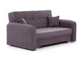 Petit canapé convertible original tissu violet Cosymeub 155cm FPVJ23450