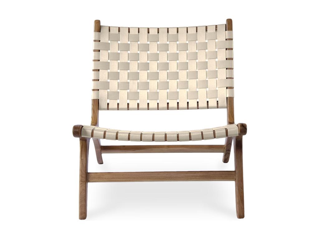 Fauteuil de Salon - Fauteuil de Design Artisanal Cosymeub - Bois et Corde - Cosymeub PBLH74651