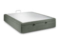Sommier Coffre Tissu Vert 200x200 H39cm VCNA32867