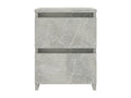Tables de chevet 2 pcs Gris béton 30x30x40 cm Bois d'ingénierie FYXE54476