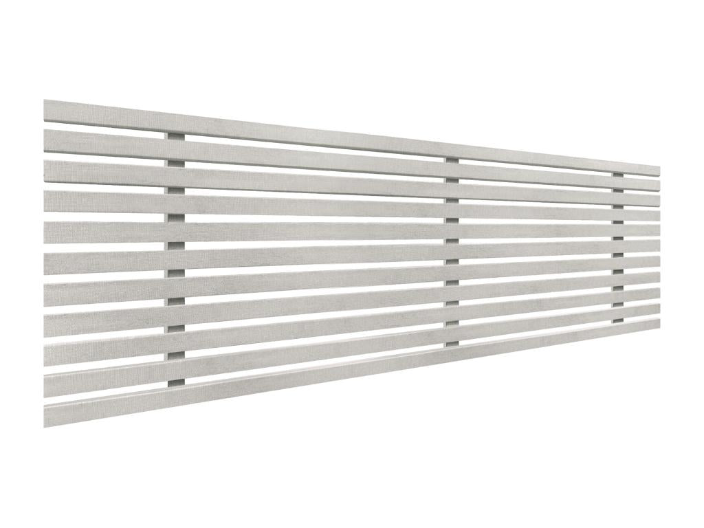 Artigeo Tête de Lit Bois Recyclé Dm Style Palette Japonaise 135x46cm Lit 135 - Gris Tribal NIPH41896